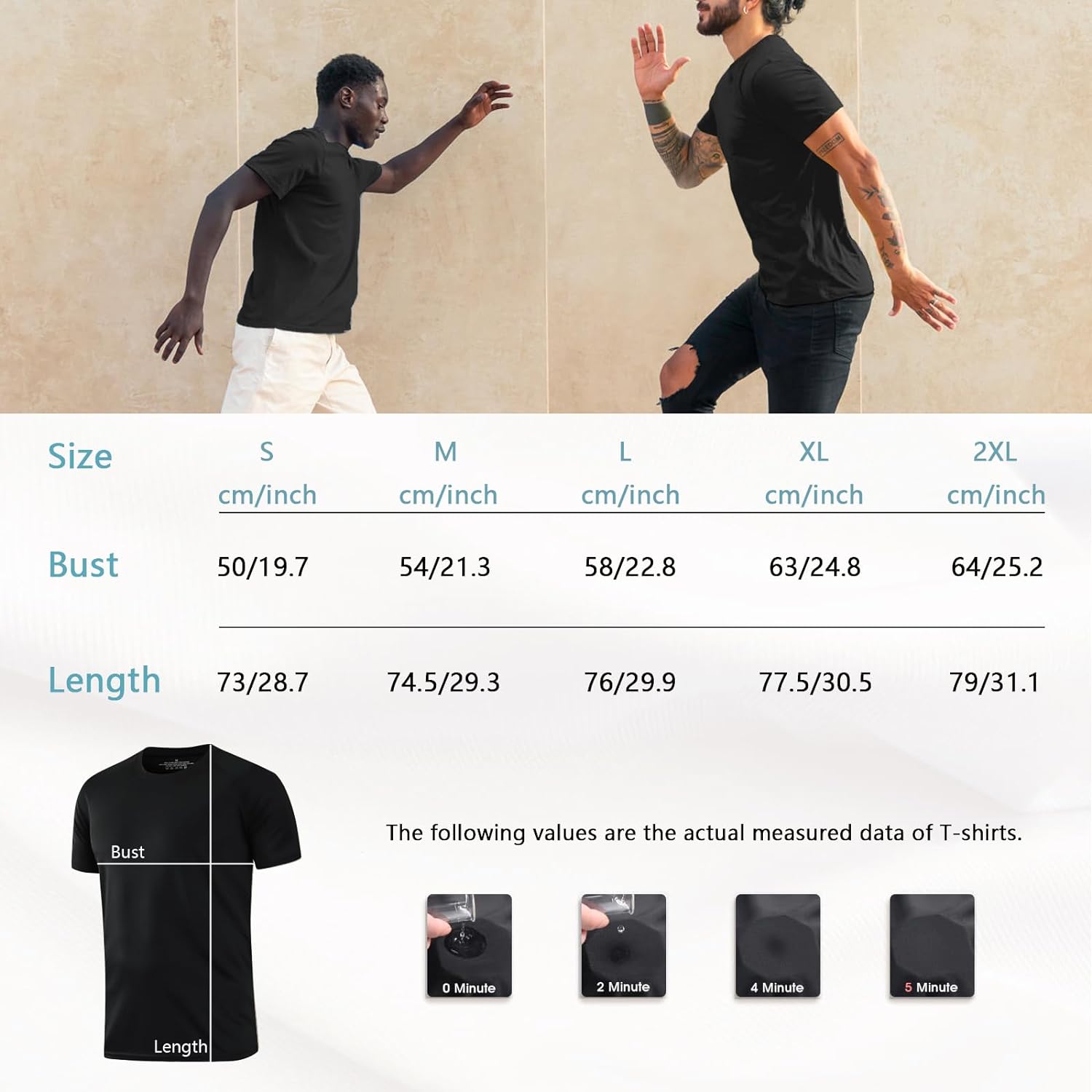 1/5 Pack Running Shirts Men Sport Tops Dry Fit Gym Wicking Athletic T Shirts Breathable Cool Workout Shirts